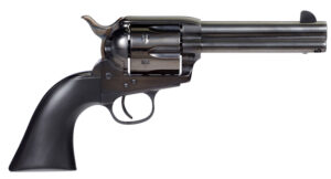 Taylors & Company 555162 Devil Anse  357 Mag Caliber with 4.75" Blued Finish Barrel, 6rd Capacity Blued Finish Cylinder, Color Case Hardened Finish Steel Frame & Matte Black Wood Grip