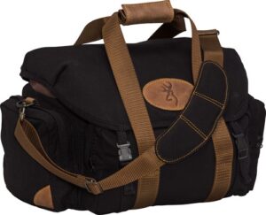 Browning Lona Canvas Shooting Bag - Black/Brown