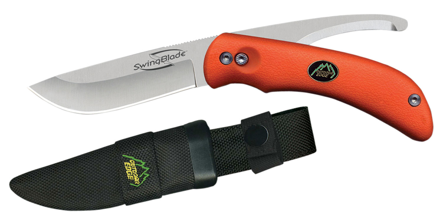 Outdoor Edge SwingBlade Folding Knife - Blaze Orange