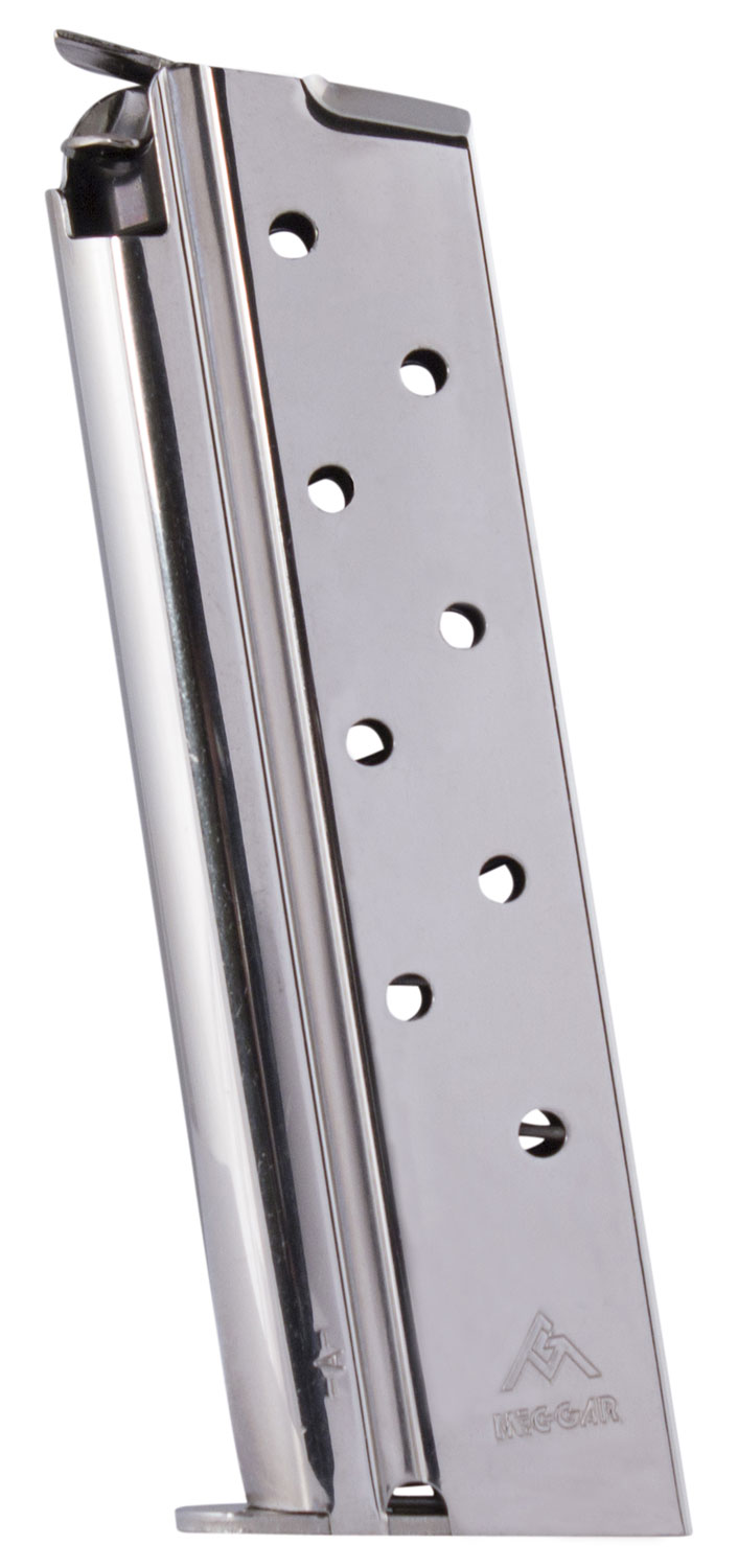 Mec-Gar 1911 Government 10mm Magazine - 8-Round Nickel