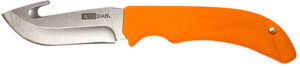 AccuSharp Gut Hook Knife with Orange Rubber Handle