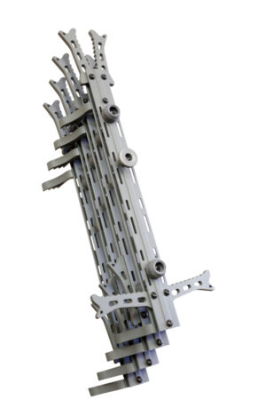 Hawk Helium Climbing Sticks 4 Pack - Gray Aluminum