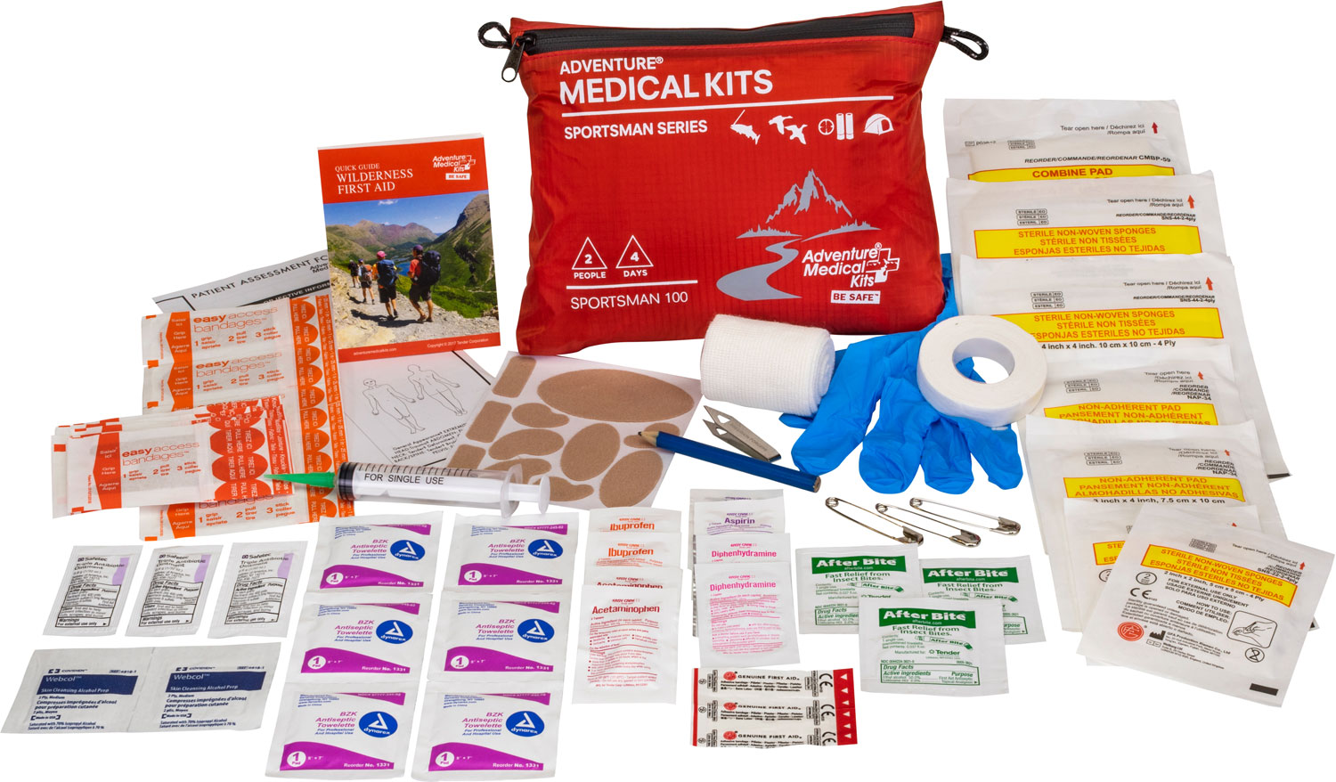 ARB Sportsman 100 First Aid Kit - 1-4 People, 1-2 Days