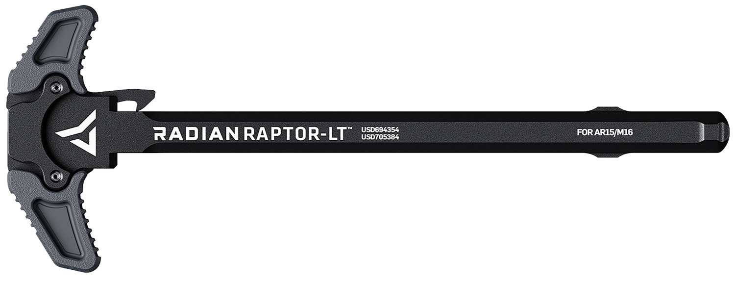 Radian Raptor LT Ambidextrous Charging Handle - Stealth Gray
