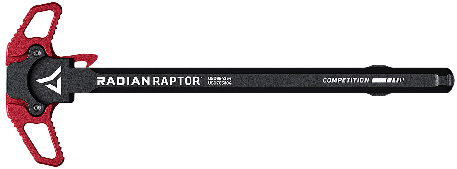 Radian Raptor Competition Ambi Charging Handle - Red