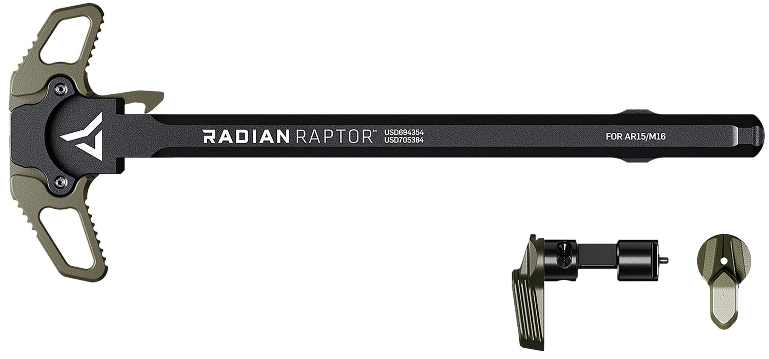 Radian Raptor Charging Handle & Talon Safety - OD Green