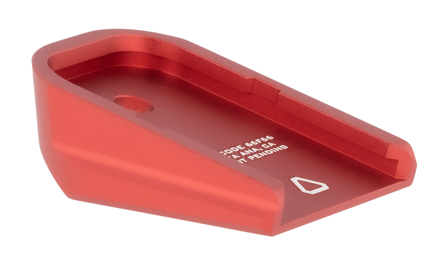 Strike Industries Red Glock Base Plate for Enhanced Grip