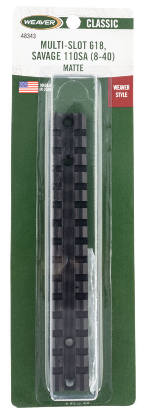 Weaver Multi-Slot Base for Savage 110 SA Matte