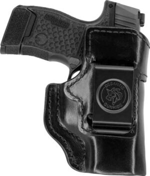 DESANTIS INSIDE HEAT HOLSTR RH - IWB LEATHER S&W BODYGUARD BLK