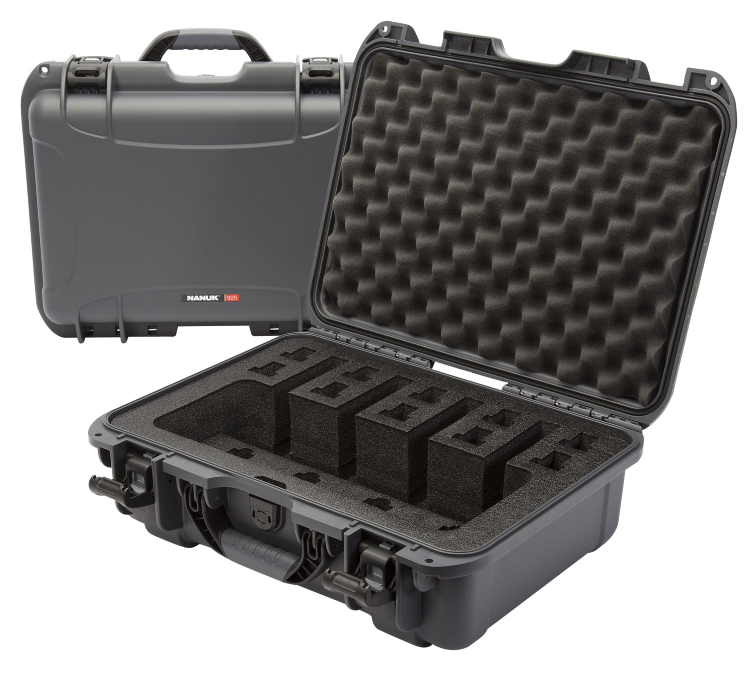 Nanuk 9254UP7 Waterproof 4 Up Gun Case with Foam