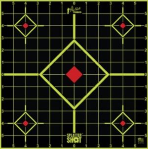 SPLATTER SHOT TARGET SIGHT-IN - 12" GREEN PEEL/STICK 12EA