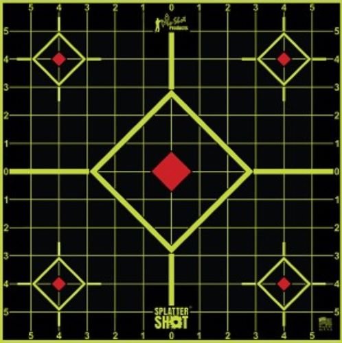 SPLATTER SHOT TARGET SIGHT-IN - 12" GREEN PEEL/STICK 12EA