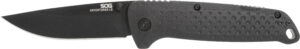 S.O.G Adventure LB 3.50" Folding Knife - Black TiNi Blade