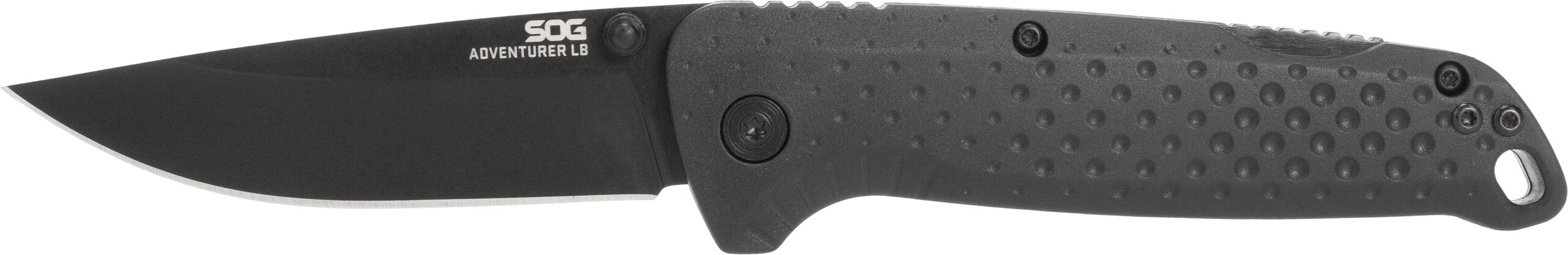 S.O.G Adventure LB 3.50" Folding Knife - Black TiNi Blade