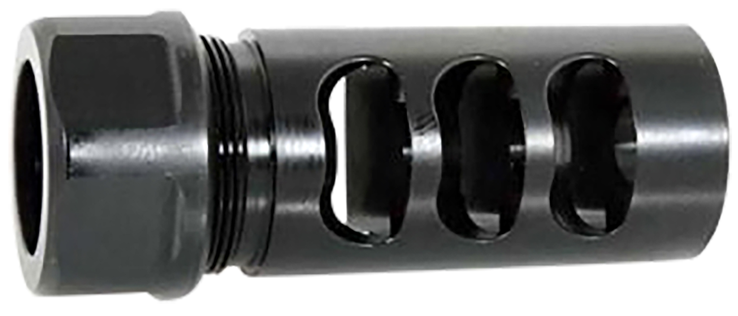 American Precision Arms G2L5830N Gen 2 Little Bastard Self Timing Brake Black Nitride Stainless Steel with 5/8"-24 tpi Threads, 2.22" OAL & 1" Diameter for 30 Cal Rifle