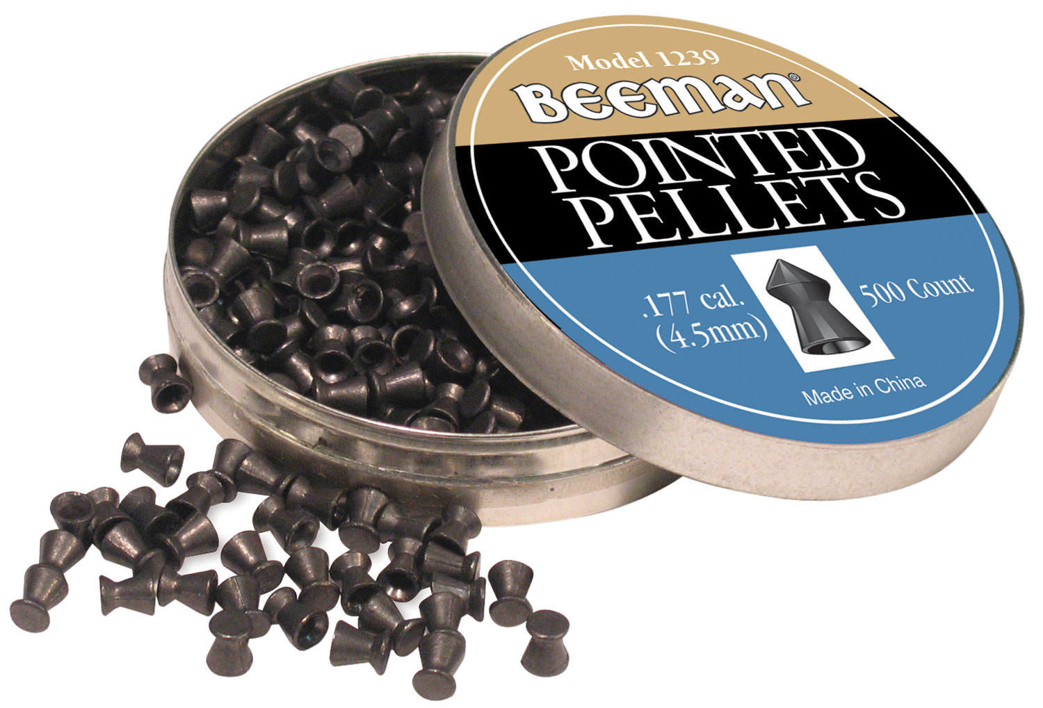 Beeman 1239 Pointed 177 Lead 500/Tin