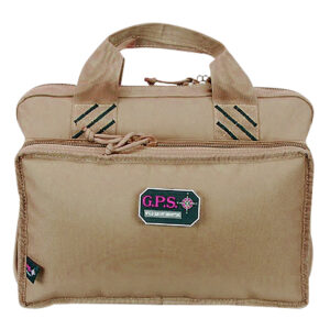 GPS Bags 1310PCT Quad Pistol Range Bag in Tan