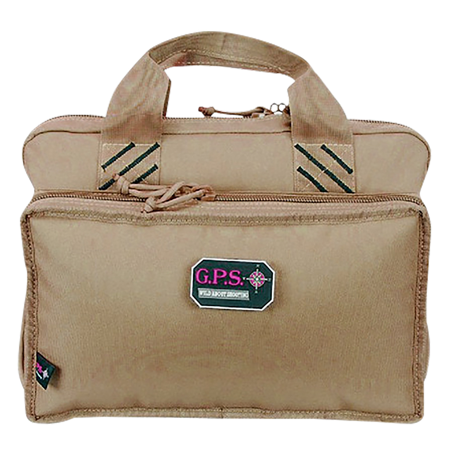 GPS Bags 1310PCT Quad Pistol Range Bag in Tan
