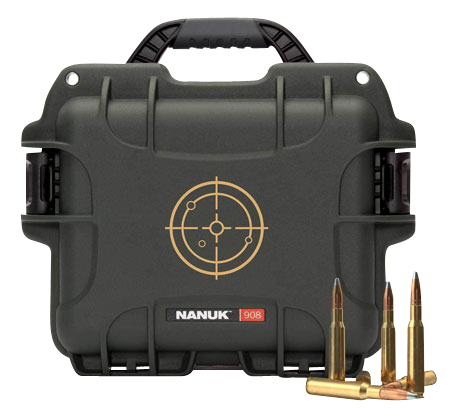 Nanuk 908AMMO1 908 223Rem Black/White Resin 600rds