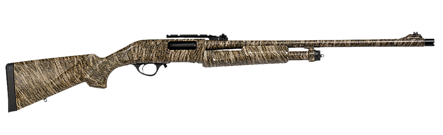 Escort HEFH4126TRBL Field Hunter Turkey Full Size 410 Gauge Pump 3" 4+1 26" Mossy Oak Bottomland Steel Barrel, Grooved Aluminum Receiver, Fixed Mossy Oak Bottomland Synthetic Stock, Right Hand