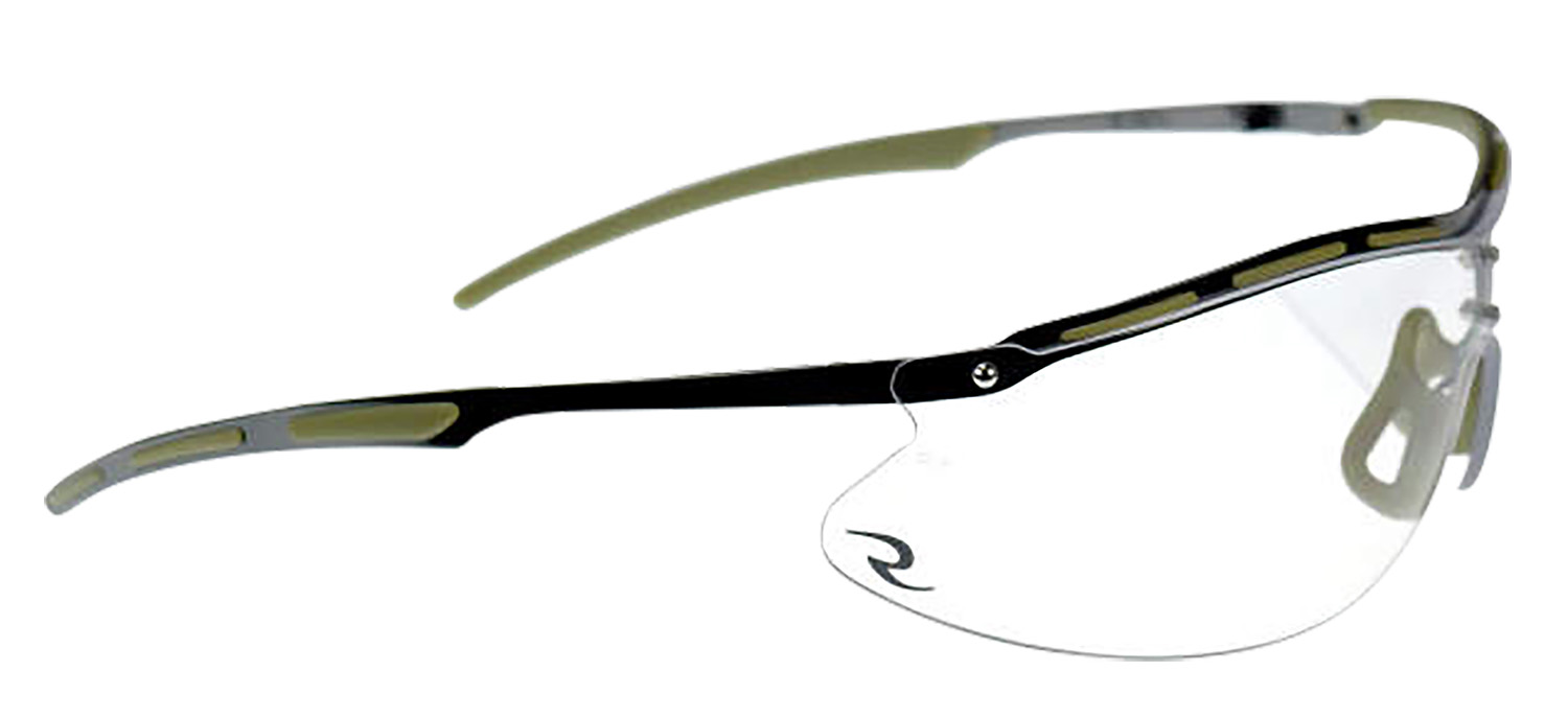 Radians Bravo Glasses Clear Lens Black Frame