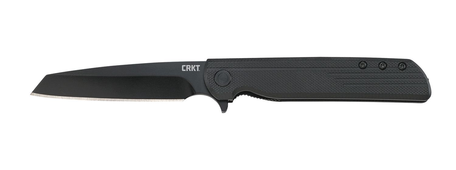 CRKT LCK+ Tanto Blackout Assisted Folding Knife 3.24"