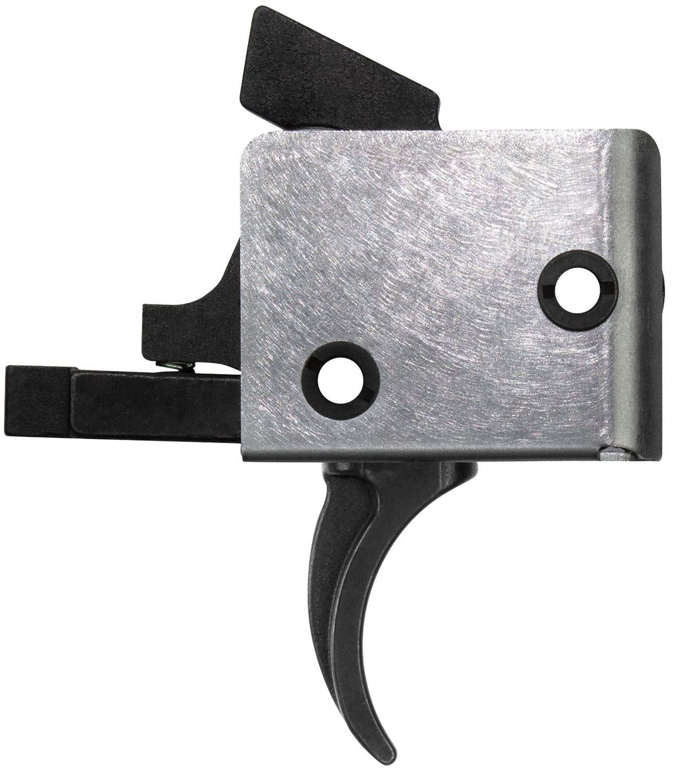CMC Triggers 91505 Drop-In Single-Stage Curved Trigger w/ 3-3.50 lbs Draw Weight, Large Pin model with Black Finish