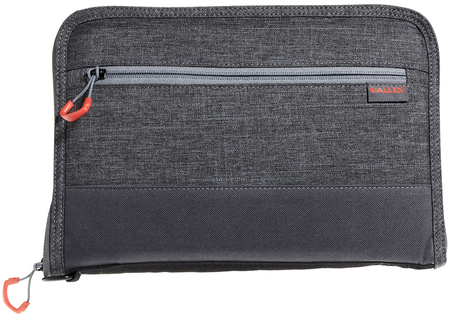 Allen 7757 Auto-Fit Deluxe Handgun Case - Gray/Red