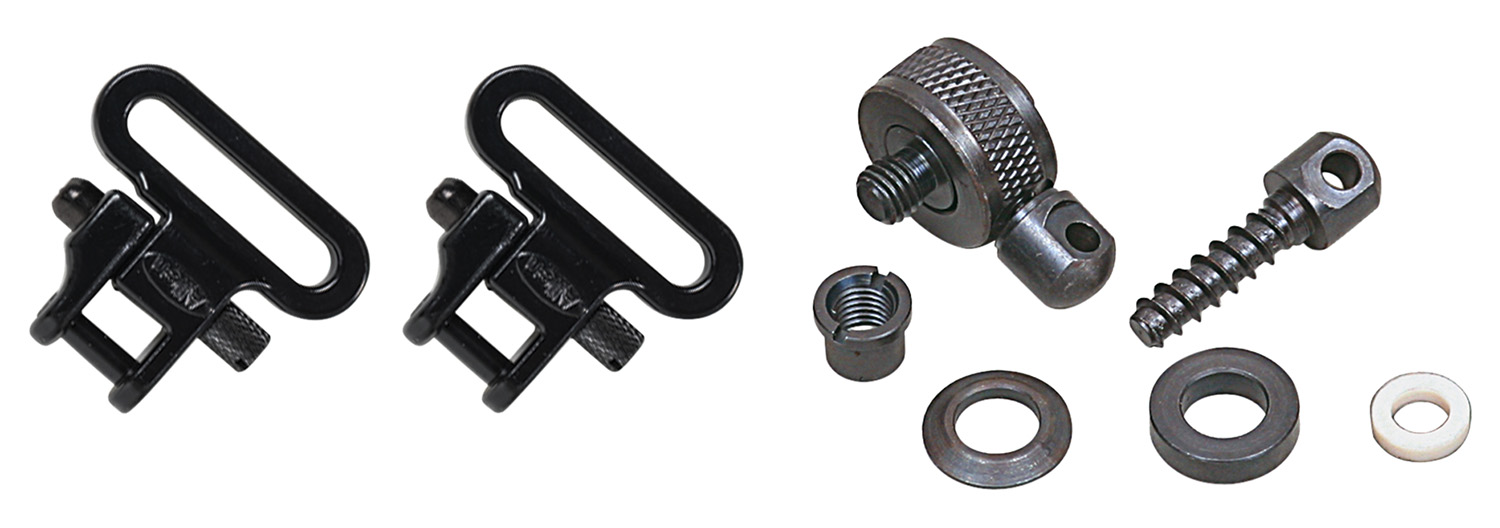 Allen 14430 Shotgun Swivel Set - Black 1"