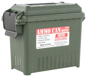 MTM Mini Ammo Can Forest Green Polypropylene