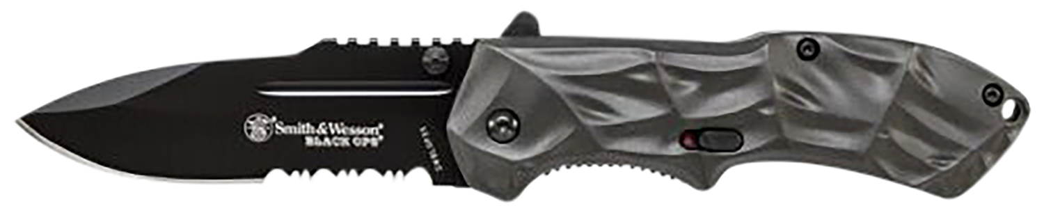 Smith & Wesson Black Ops Folding Tanto Knife 3.4"