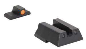Meprolight USA 415453131 Hyper-Bright  Green Tritium Orange Outline Front Sight-Green Tritium Black Outline Rear Sight HK VP9/HK45/HK45C