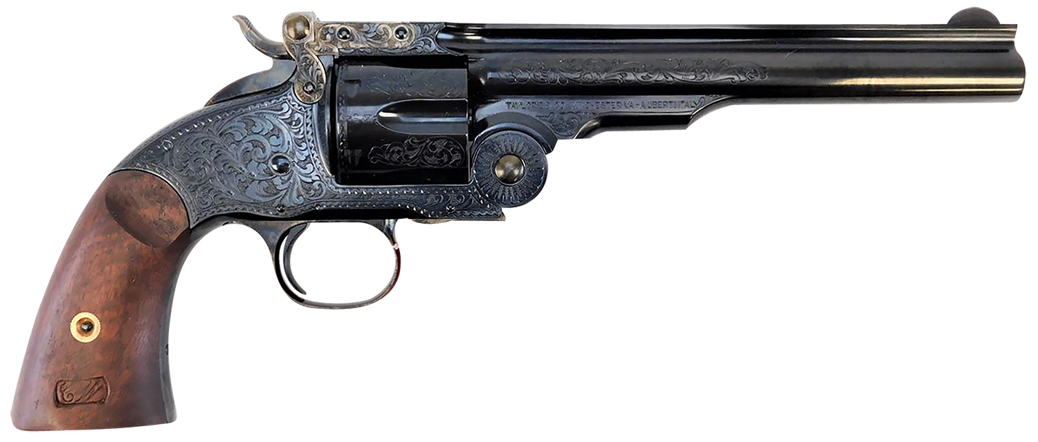 Taylors & Company Schofield .45 Colt 7" Engraved Revolver