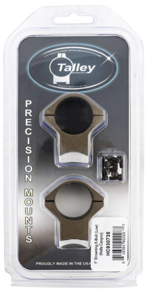 Talley HC930735 Burnt Bronze Scope Mount/Ring Combo