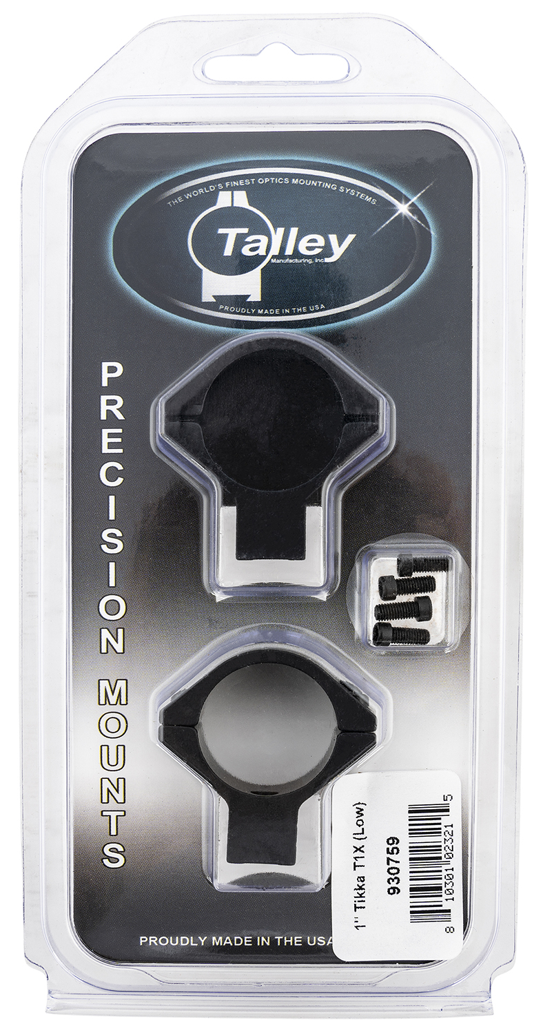 Talley 1" Low Scope Ring/Base Combo for Tikka T1X