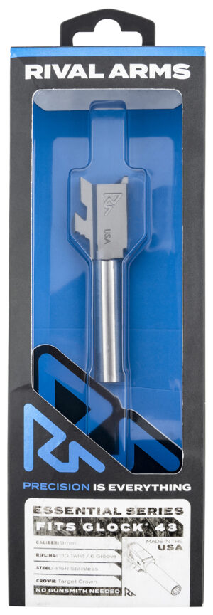 Rival Arms 9mm Match Grade Barrel for Glock 43/43X