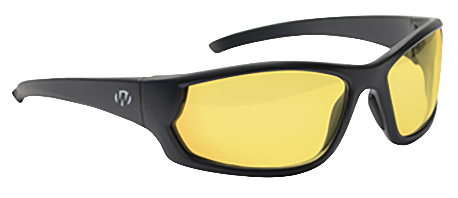 Walker's IKON Ballistic Eyewear - Amber Lens & Black Frame