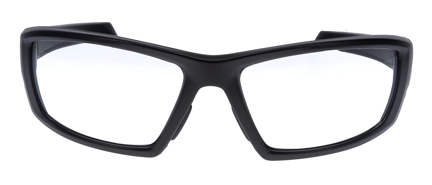 Walker's GWPIKNFF4CLR Ballistic Eyewear IKON Vector Adult Clear Lens Matte Black Frame
