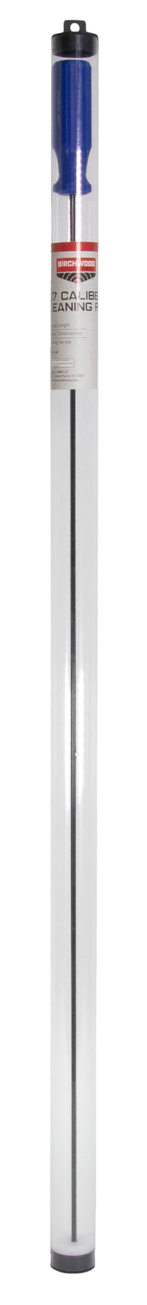 Birchwood Casey 41403 Cleaning Rod Steel 17 Cal Rifle Firearm 33" Long Includes Reusable Storage Tube