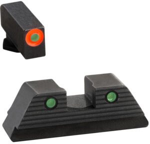 AmeriGlo Trooper Sight Set for Glock - Green Tritium