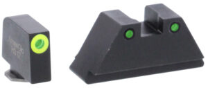 Ameriglo Green Tritium Sights for Glock Tall Suppressor