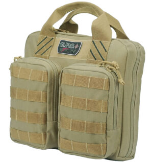 GPS Bags T1411PCT Tactical Double Pistol Case
