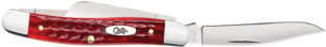 Case Medium Stockman Pocket Knife - Old Red Bone Handle