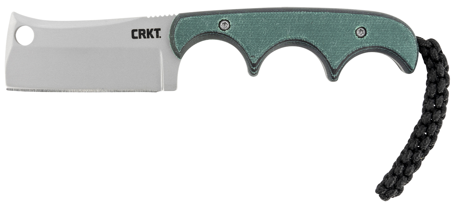 CRKT Minimalist Cleaver Neck Knife 2.13" with Sheath