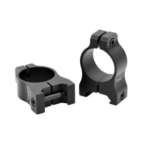 Warne V401M 1" Medium Vapor Scope Rings Matte Black