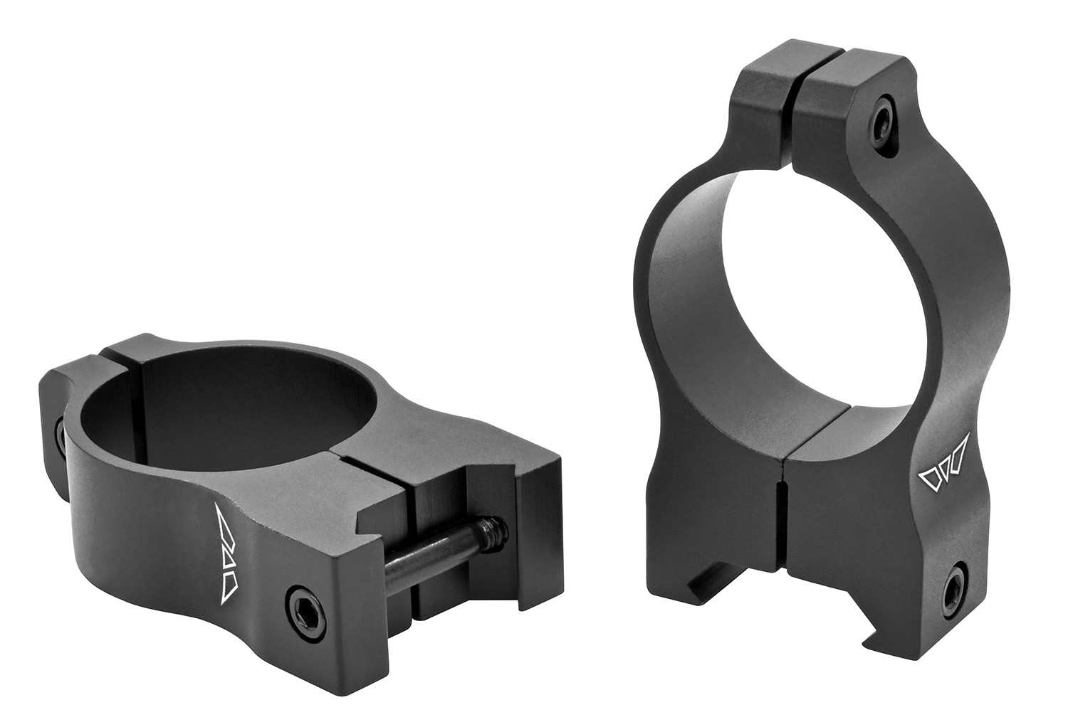 Warne Vapor 30mm High Scope Rings - Matte Black
