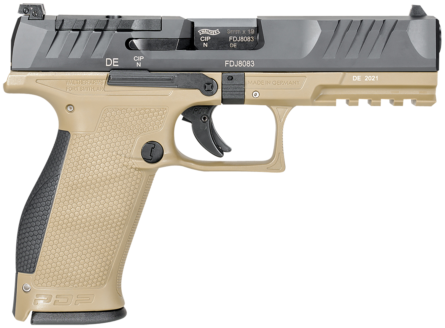 Walther PDP Full Size 9mm Optic Ready Pistol - Tan