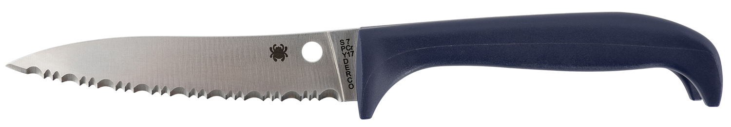 Spyderco Counter Puppy 3.48" Serrated Kitchen Knife