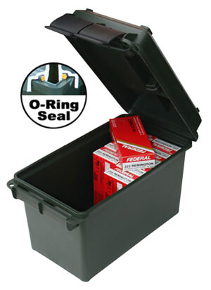 MTM Case-Gard 50 Cal Ammo Can - Black Polypropylene