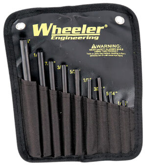 Wheeler Engineering Roll Pin Punch Set - 9 Piece